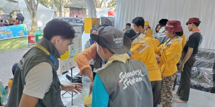 Peserta Peran Saka Sulsel Antusias Ikuti Pelatihan Filtrasi Air Sederhana di Gorontalo