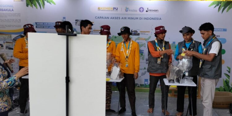 Peserta Peran Saka Sulsel Antusias Ikuti Pelatihan Filtrasi Air Sederhana di Gorontalo