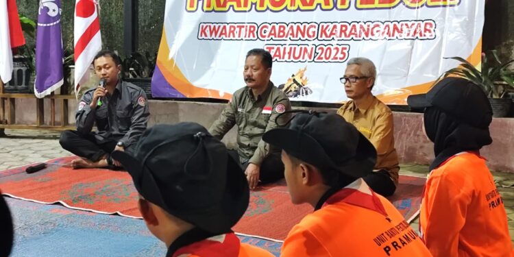 Pramuka Karanganyar Gelar Kegiatan Peningkatan Kemampuan Pramuka Peduli