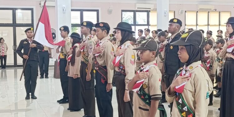 Pelantikan Pramuka Garuda Tahap 2 Kwartir Cabang Kota Semarang Tahun 2025