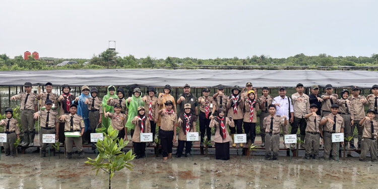 Saka Wanabakti Sumut Tanam Ratusan Mangrove Peringati Hari Menanam Pohon Indonesia