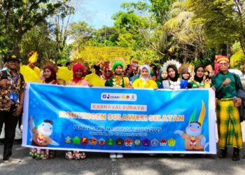 Jiwaku Pramuka, Ragaku Budaya: Saka se-Sulsel Hadirkan Mozaik Budaya, Bukti Komitmen Pelestarian Warisan Leluhur pada Karnaval Budaya Peran Saka 2025