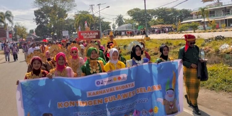 Jiwaku Pramuka, Ragaku Budaya: Saka se-Sulsel Hadirkan Mozaik Budaya, Bukti Komitmen Pelestarian Warisan Leluhur pada Karnaval Budaya Peran Saka 2025