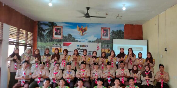 Kwarran Pulau Burung Inhil Adakan Sosialisasi Pendataan Potensi dan KTA Gerakan Pramuka