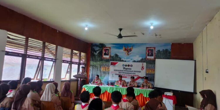 Kwarran Pulau Burung Inhil Adakan Sosialisasi Pendataan Potensi dan KTA Gerakan Pramuka