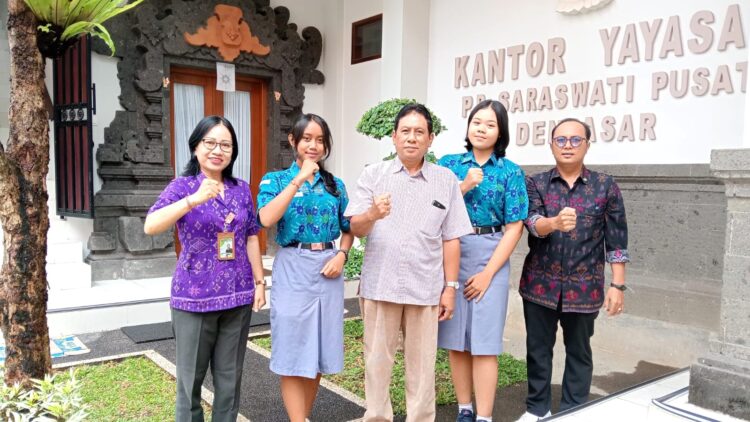 Junjung Tinggi Persaudaraan Nusantara, Dua Anggota Muda SMK Farmasi Saraswati 3 Denpasar Melaju ke Peran Saka Nasional Gorontalo