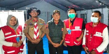 Aksi Sigap Tim Kesehatan Pulihkan Kondisi Peserta Kontingen Sulsel di Peran Saka 2025 ​Gorontalo