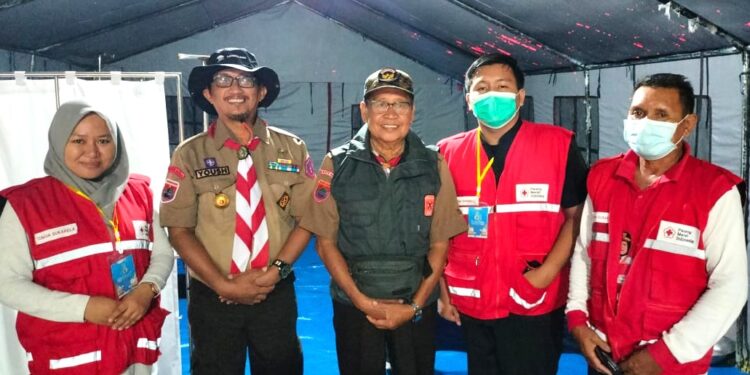 Aksi Sigap Tim Kesehatan Pulihkan Kondisi Peserta Kontingen Sulsel di Peran Saka 2025 ​Gorontalo