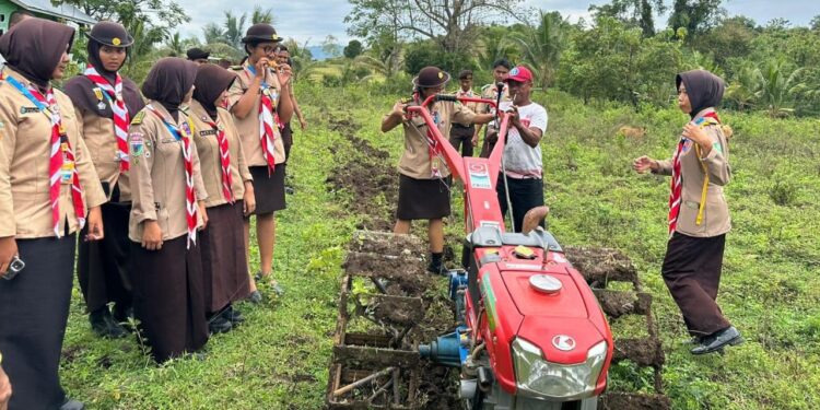 Saka Tarunabumi Gorontalo Kenalkan Teknologi Pertanian Modern dan Budaya Lokal kepada Peserta Peran Saka Nasional