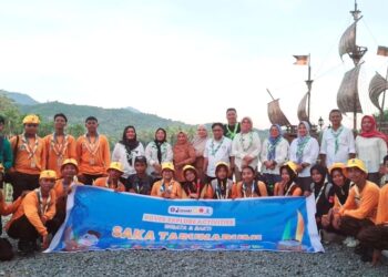 Di Arena Peran Saka Nasional, para Peserta Disuguhkan Binthe Biluhuta dan Kopi Pinogu oleh Saka Tarunabumi Bone Bolango