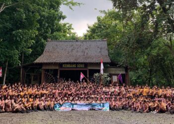 Semangat Persaudaraan Berkobar, Kwarran Cluring Gelar Dianpinru dan Dianpinsat 2025