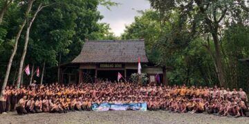 Semangat Persaudaraan Berkobar, Kwarran Cluring Gelar Dianpinru dan Dianpinsat 2025