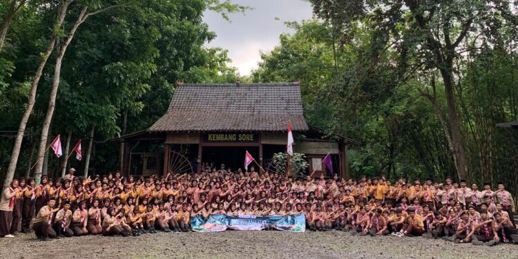 Semangat Persaudaraan Berkobar, Kwarran Cluring Gelar Dianpinru dan Dianpinsat 2025