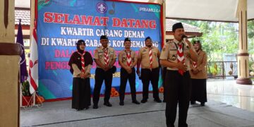 Kwarcab Kota Semarang Menerima Kunjungan Kwarcab Demak Bahas Pramuka Garuda 