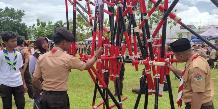 SMK Citra Bangsa Mandiri Purwokerto Gelar Scout Skill Competition