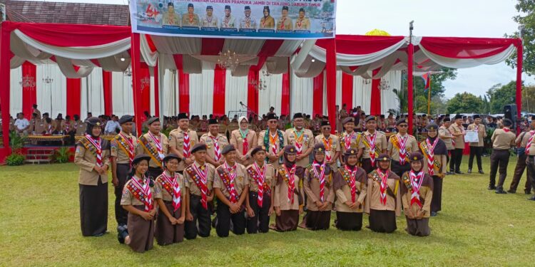 Ka Kwarnas Ajak Pramuka Jambi Aktif dalam Pengabdian Masyarakat