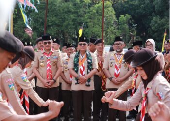 Ka Kwarnas Ajak Pramuka Jambi Aktif dalam Pengabdian Masyarakat