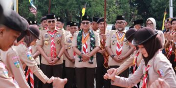 Ka Kwarnas Ajak Pramuka Jambi Aktif dalam Pengabdian Masyarakat
