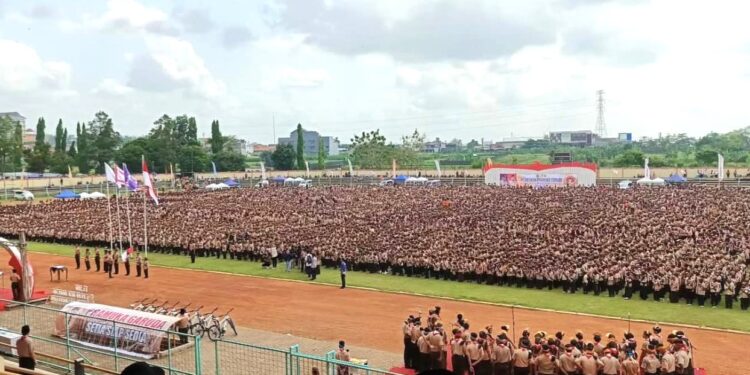 Pelantikan13.149 Pramuka Garuda Banyumas Bakal Pecahkan Rekor Muri