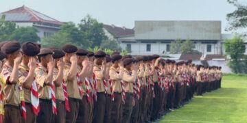 Pertapa Wiradaya XXXVII Tahun 2025 Kwarcab Bantul Dimeriahkan oleh 597 Peserta