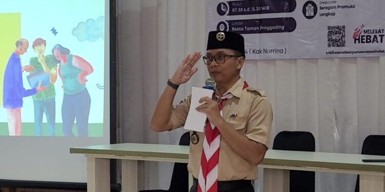 Perkuat Kapasitas Publikasi Kwarran dan Satuan Karya, Kwarcab Banyumas Gelar Bimtek Kehumasan
