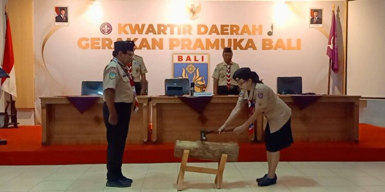Kwarda Bali Gelar Workshop Penyusunan Dokumen Pengembangan Diri Pasca Kursus Anggota Dewasa