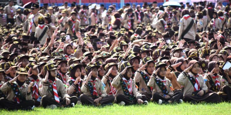 Pelantikan Akbar Pramuka Garuda Banyumas Ukir Rekor MURI, Begini Respon Kwarnas Gerakan Pramuka