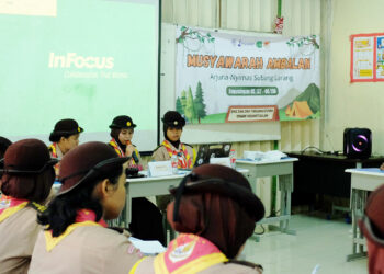 Pramuka Triguna Utama Sukses Gelar Musyawarah Ambalan Arjuna-Nyimas Subang Larang Tahun 2025