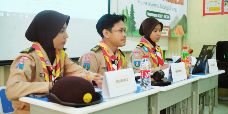 Pramuka Triguna Utama Sukses Gelar Musyawarah Ambalan Arjuna-Nyimas Subang Larang Tahun 2025