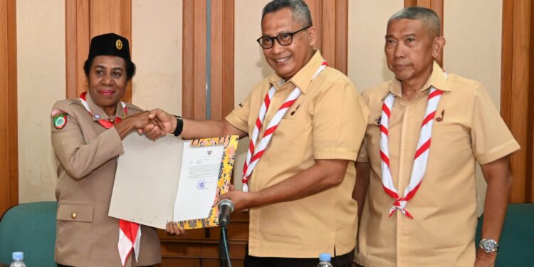 KWARNAS TERIMA AUDIENSI KWARDA PRAMUKA PAPUA BARAT DAYA