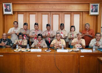 KWARNAS TERIMA AUDIENSI KWARDA PRAMUKA PAPUA BARAT DAYA