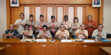 Kwarnas Terima Audiensi Kwarda Papua Barat Daya