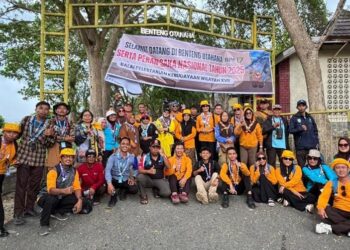 Memupuk Semangat Sejarah Bangsa: Bindamping Saka se-Indonesia Jelajahi Benteng Otanaha