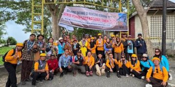 Memupuk Semangat Sejarah Bangsa: Bindamping Saka se-Indonesia Jelajahi Benteng Otanaha