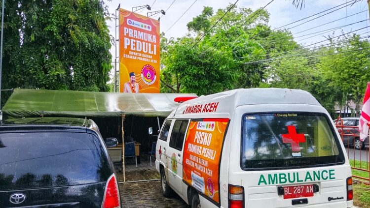 Kwarda Aceh Buka Posko Pramuka Peduli