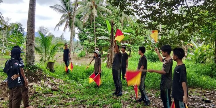 Wide Games Matsanata Scout’s 2025, Asah Keterampilan dan Jiwa Petualang Pramuka MTs Negeri 6 Tabalong