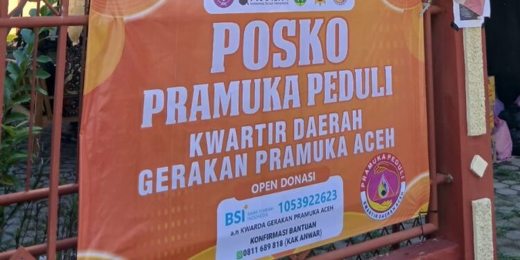 Kwartir Daerah Aceh akan terus bekerja untuk membantu penanganan Bencana di Aceh