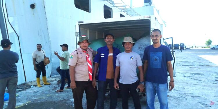 Bantuan Posko Kwartir Daerah Aceh telah tiba di Aceh Utara