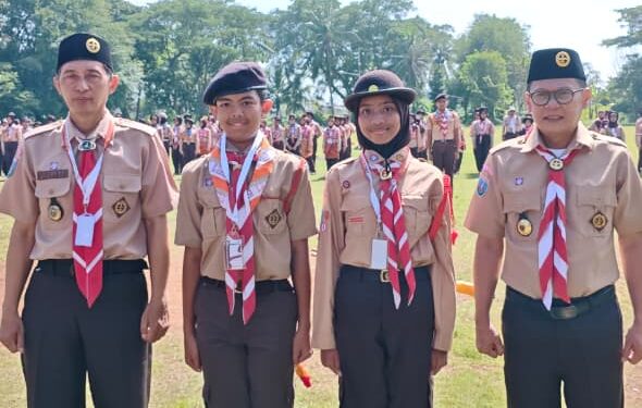 Pimpinan Kwarcab Kota Tangerang Membersamai Jambore Ranting Cibodas di Bumi Perkemahan Kitri Bhakti