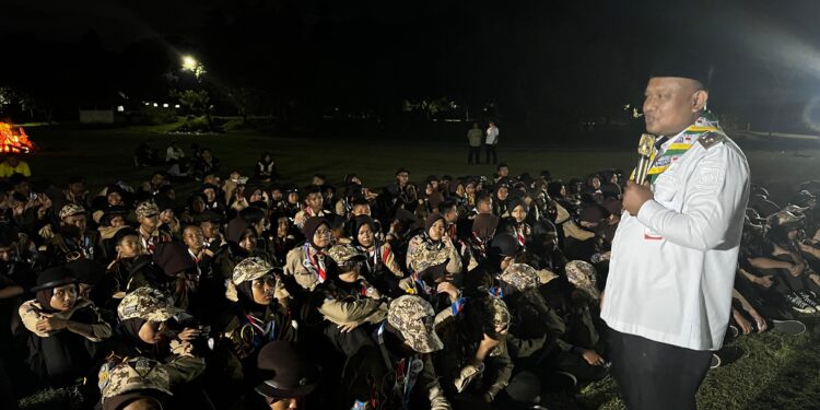 Pimpinan Kwarcab Kota Tangerang Membersamai Jambore Ranting Cibodas di Bumi Perkemahan Kitri Bhakti