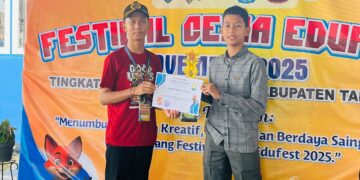 Anggota Pramuka MTsN 6 Tabalong, Muhammad Waafyy Raih Juara 1 Lomba Poster Hari Pahlawan 2025 di Festival Ceria Edufest