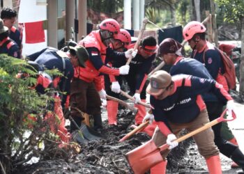 Kwarda Pramuka Jatim Bantu Pulihkan Semeru, Terjunkan 120 Relawan Gelar Karya Bakti