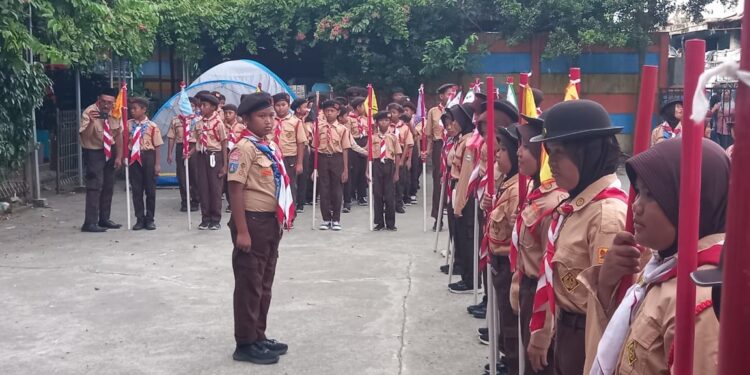 SDN Panunggangan 1 Gudep 09.033-09.034 Kecamatan Cibodas Kota Tangerang Adakan Perjusa 2025