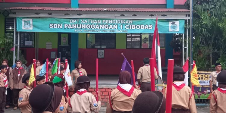 SDN Panunggangan 1 Gudep 09.033-09.034 Kecamatan Cibodas Kota Tangerang Adakan Perjusa 2025