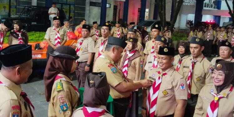 Pergantian Antar Waktu, Kak Ika Lestari Dilantik Jadi Sekretaris Kwarcab Kota Tangerang dan Kak Bobby Yunandar Waka Abdimas Humas