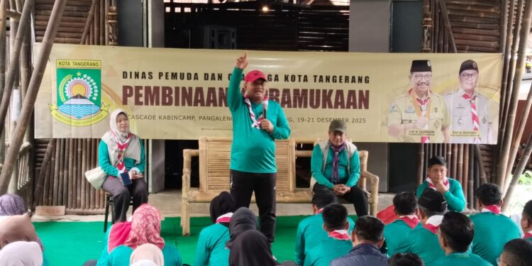 Selaraskan dengan Visi Misi Pembangunan Kota Tangerang di Bidang Kepemudaan, Dispora Lakukan Pembinaan Kepramukaan