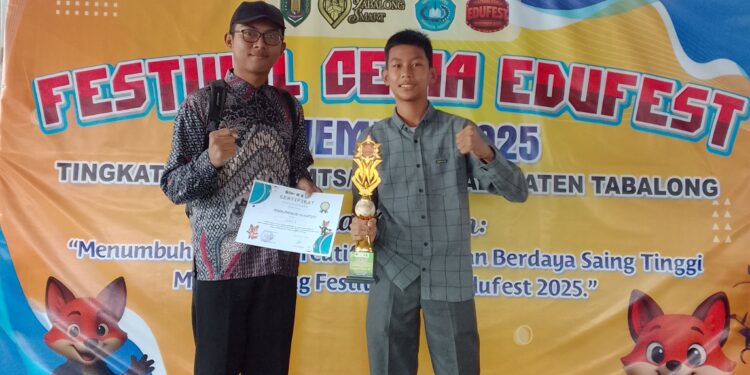 Anggota Pramuka MTsN 6 Tabalong, Muhammad Waafyy Raih Juara 1 Lomba Poster Hari Pahlawan 2025 di Festival Ceria Edufest
