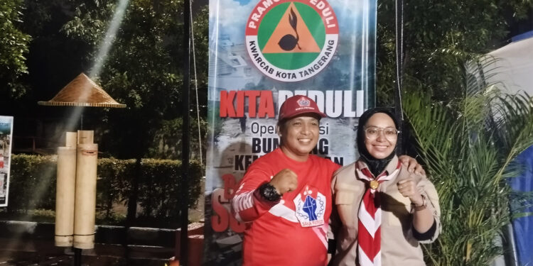 Anggota Rintisan Saka Patriot Kwarcab Kota Tangerang Jalani Tugas Misi Kemanusiaan di Sumatera Barat