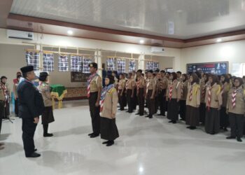 120 Peserta Peran Saka Cabang Dilepas Ketua Kwarcab Kota Tangerang