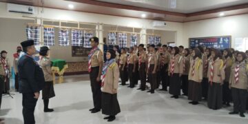 120 Peserta Peran Saka Cabang Dilepas Ketua Kwarcab Kota Tangerang